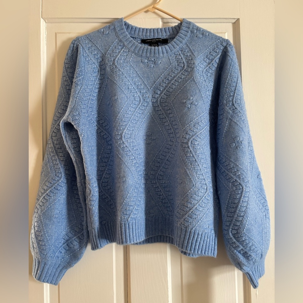 French Connection Light Blue Knit Sweater